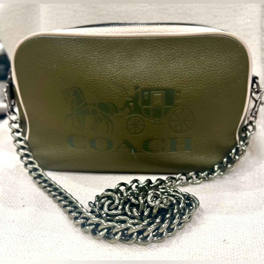 Coach Olive Green Camera Bag